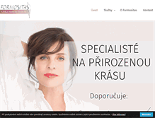 Tablet Screenshot of formositas.cz